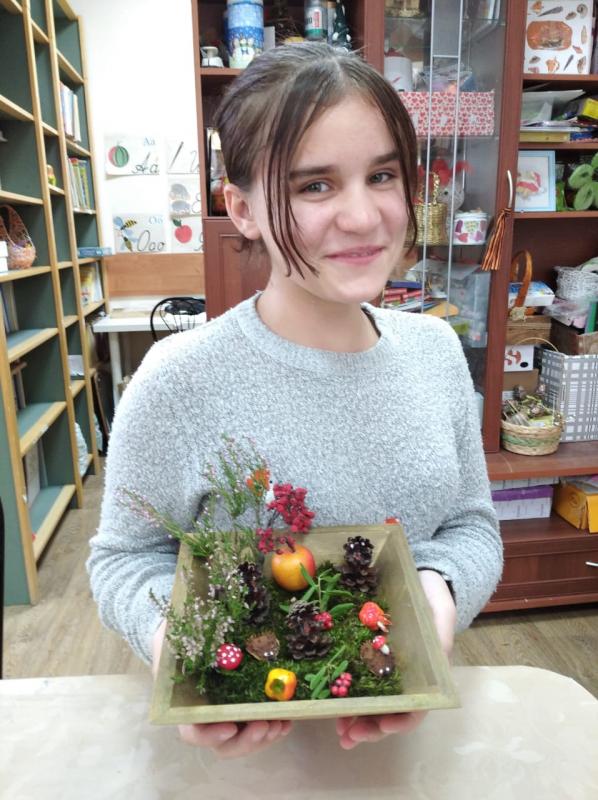 Выставка поделок из природного материала