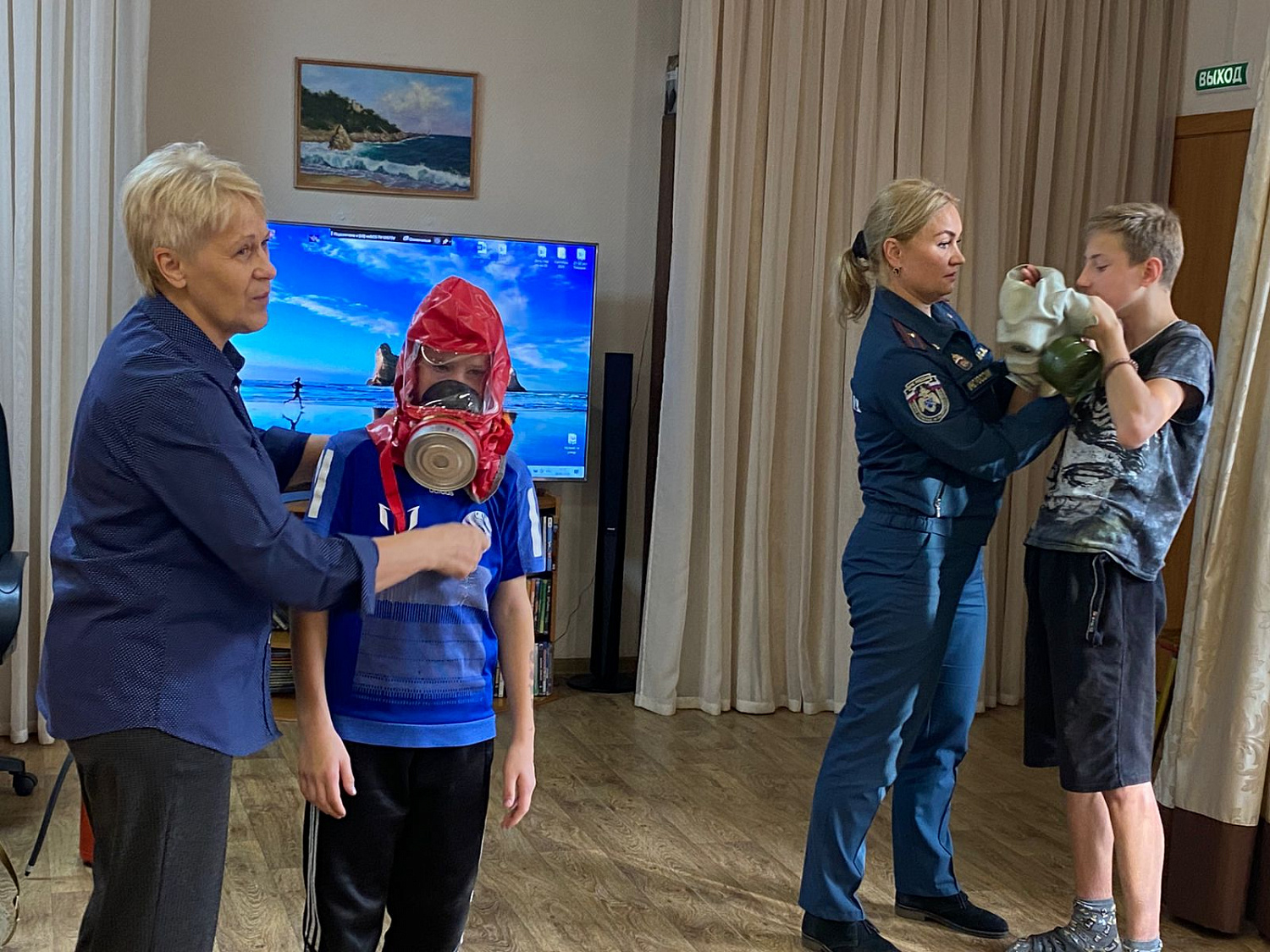 Встреча с сотрудниками МЧС